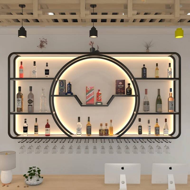 Home Bar Shelf - Витрина для вина и алкоголя в