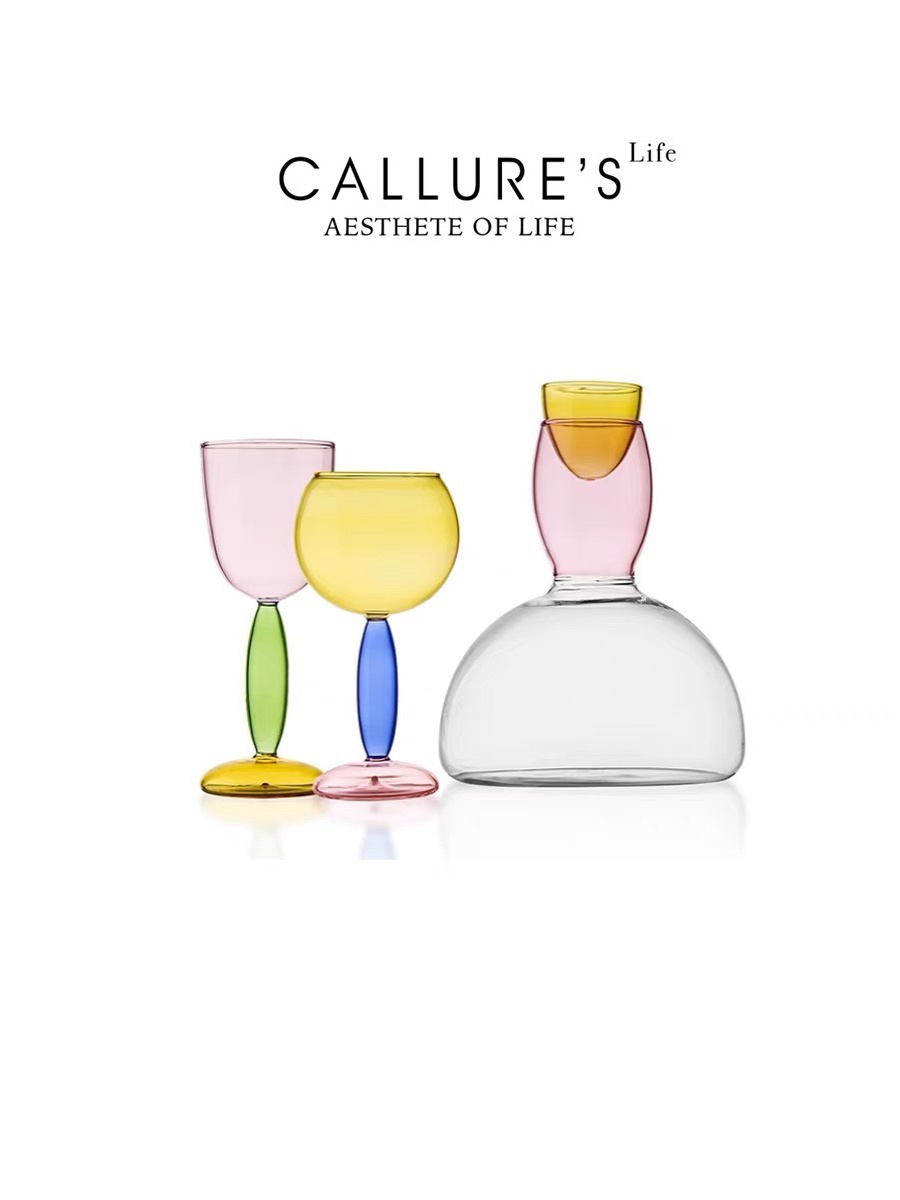 Highball Glass Set - Бокалы для вина Callure Highball: красно-белые,