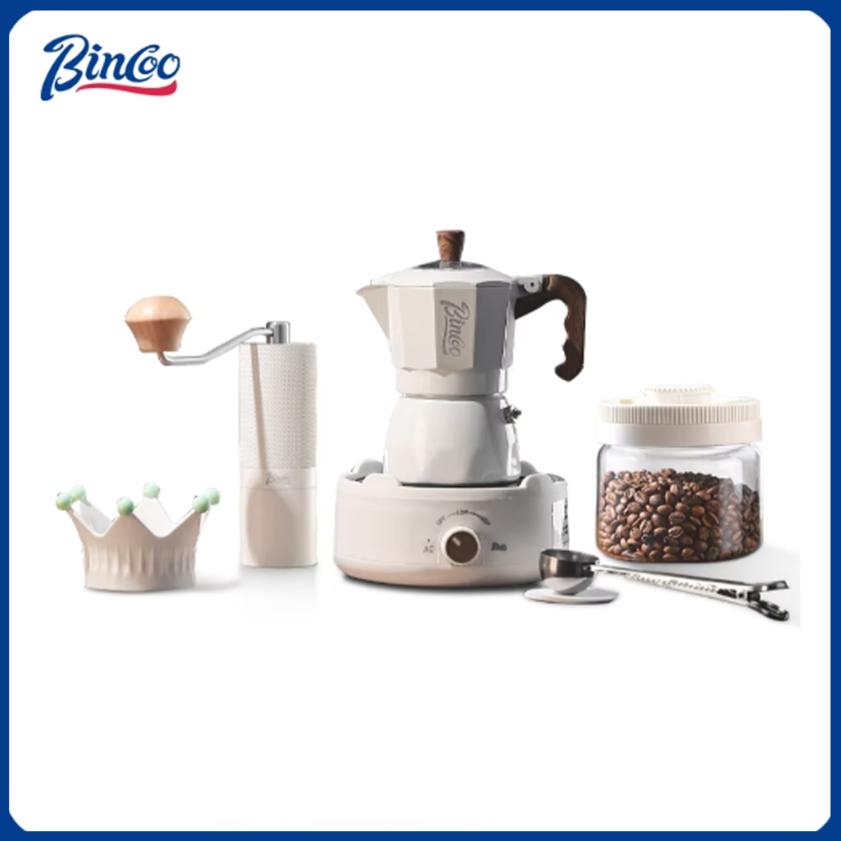 Home Barista - Кофеварка Bincoo Moka Pot с двойным