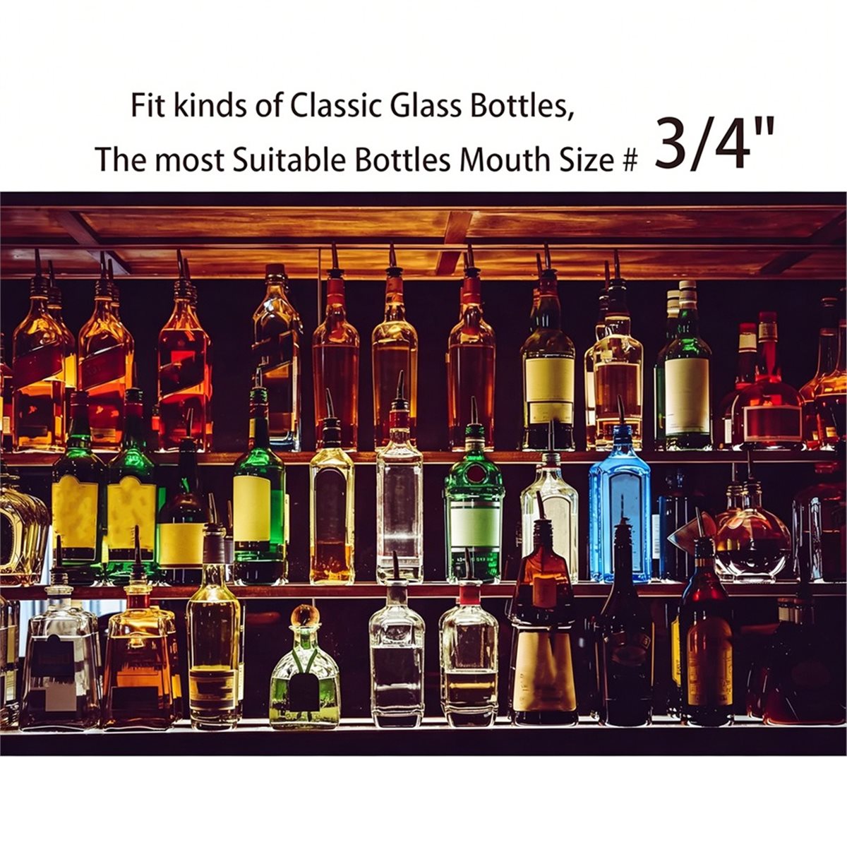 Speed Pourer Cap - Новые 24-штучные насадки-дозаторы из нержавеющей стали
