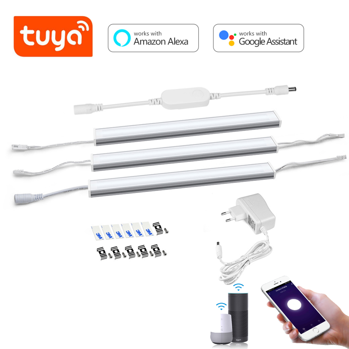 Home Bargains - Smart Tuya Wi-Fi алюминиевый комплект светодиодного