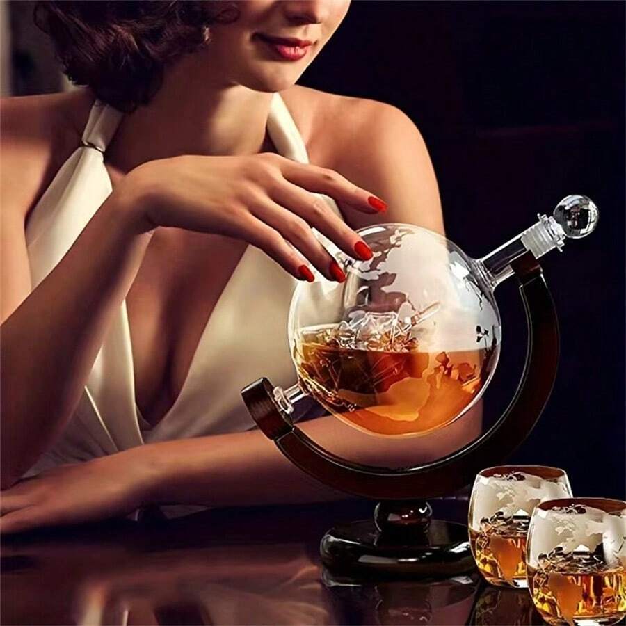 Decanter Globe Set - Набор из 1 или 3 декантеров-глобусов,