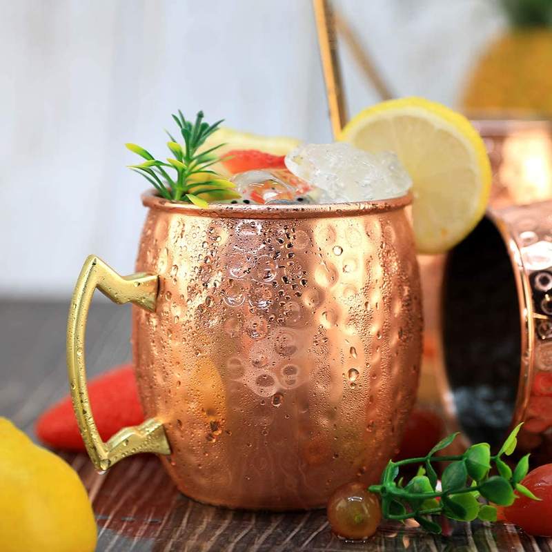 Mule Copper Mug - Кружка-мюле из нержавеющей стали с медным