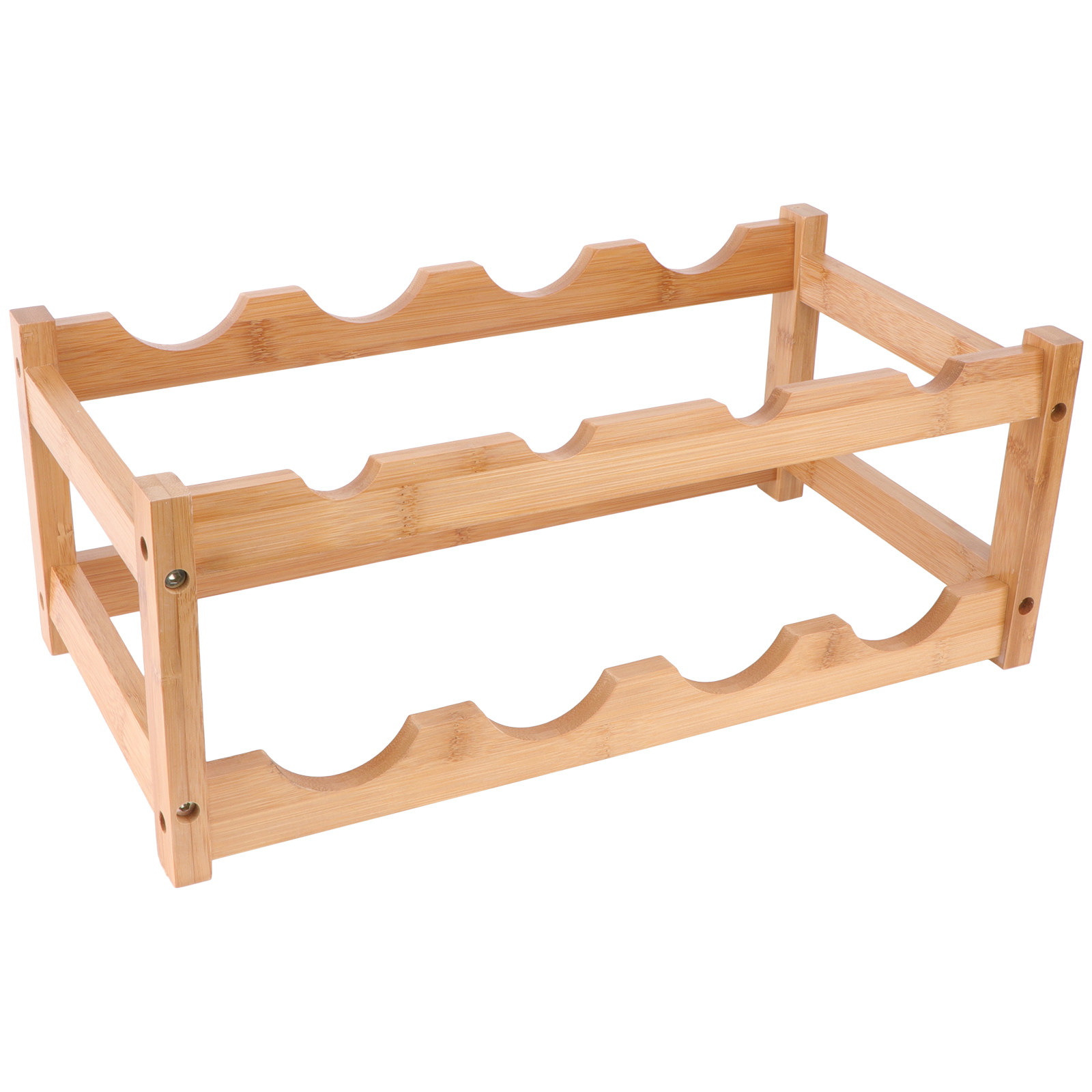 Home Bar Stand - Деревянная двухъярусная подставка для красного вина,
