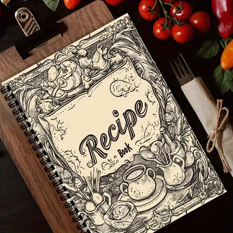 Cocktail Recipe Book - Персонализированная книга рецептов формата А5, ежедневник,