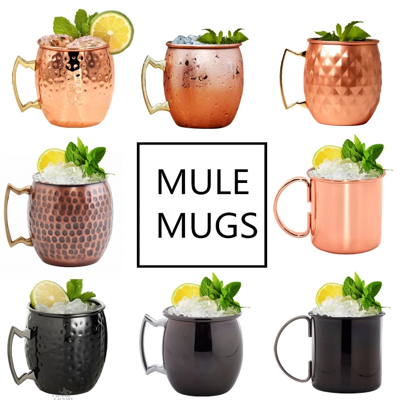 Mule Copper Mug - 1 шт., Медная кружка «Московский мул»,