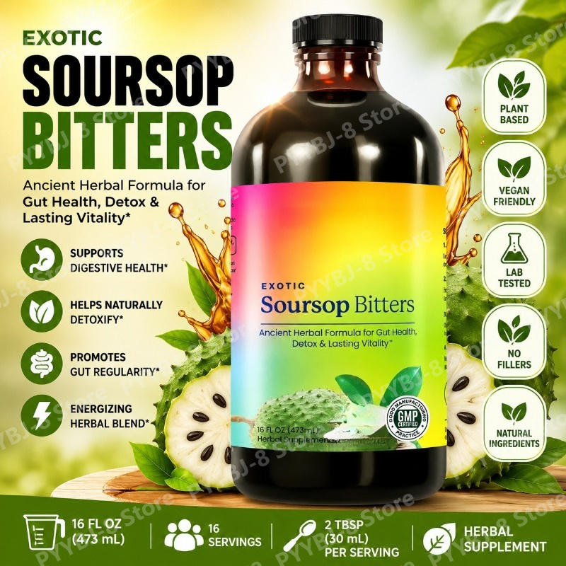 Bitters Bottle Set - Жидкие капли Soursop Bitters 473 мл: