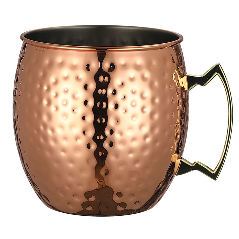 Mule Copper Mug - Гигантская кованая московская кружка-мула, мега-кружка, кружка-ведро