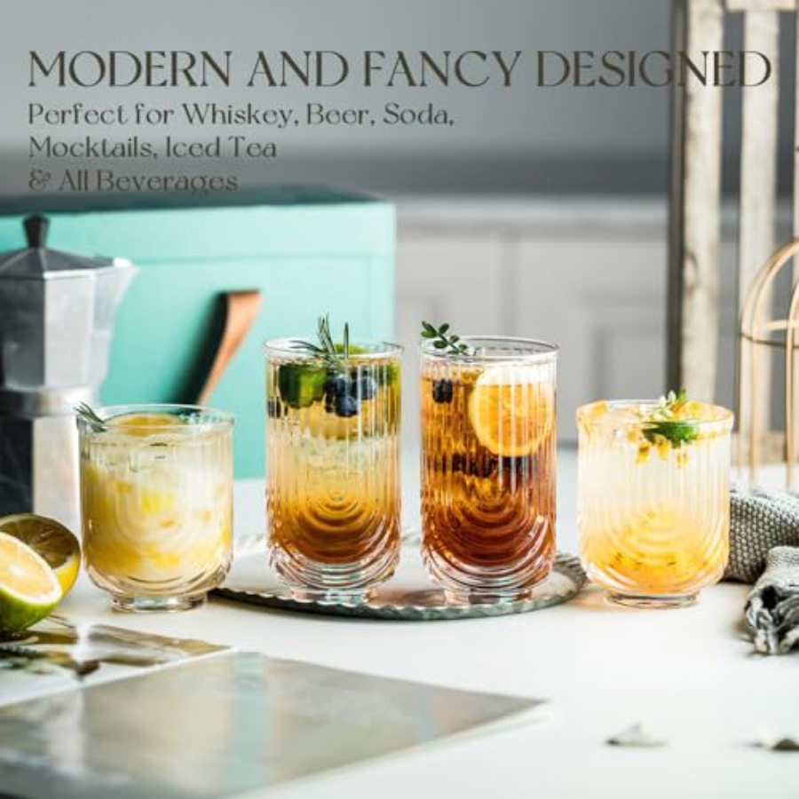 Набор бокалов для коктейлей в  – обзор и цена Highball Glass Set