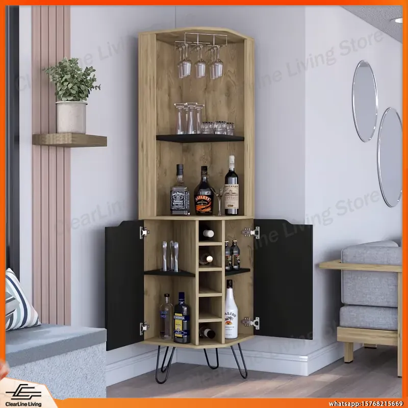 Угловой барный шкаф с 6 встрое – обзор и цена Home Bar Shelf
