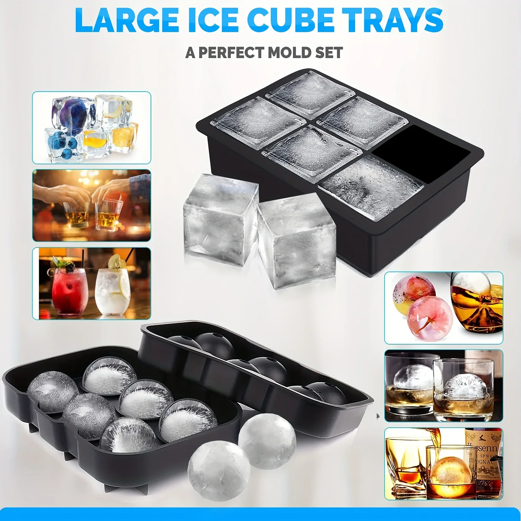 1 шт. 3D форма для льда в виде – обзор и цена Ice Mold Sphere