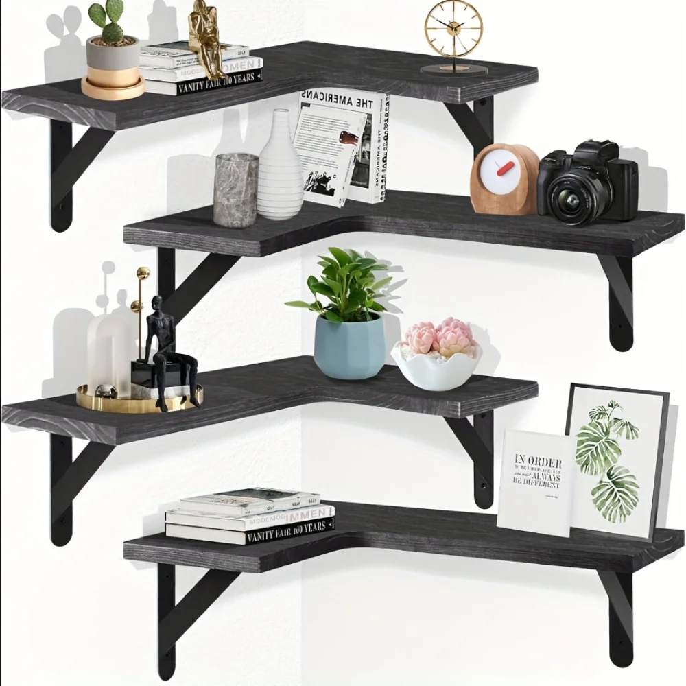 Настенные угловые полки из нат – обзор и цена Home Bar Shelf