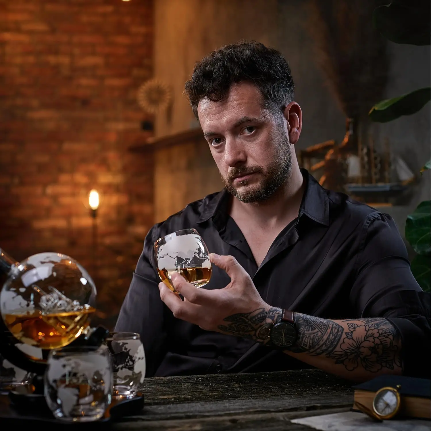 Креативный стеклянный графин N – обзор и цена Decanter Globe Set