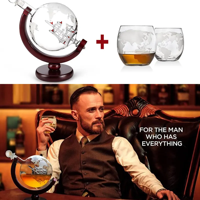Набор стаканов для виски, хрус – обзор и цена Decanter Globe Set