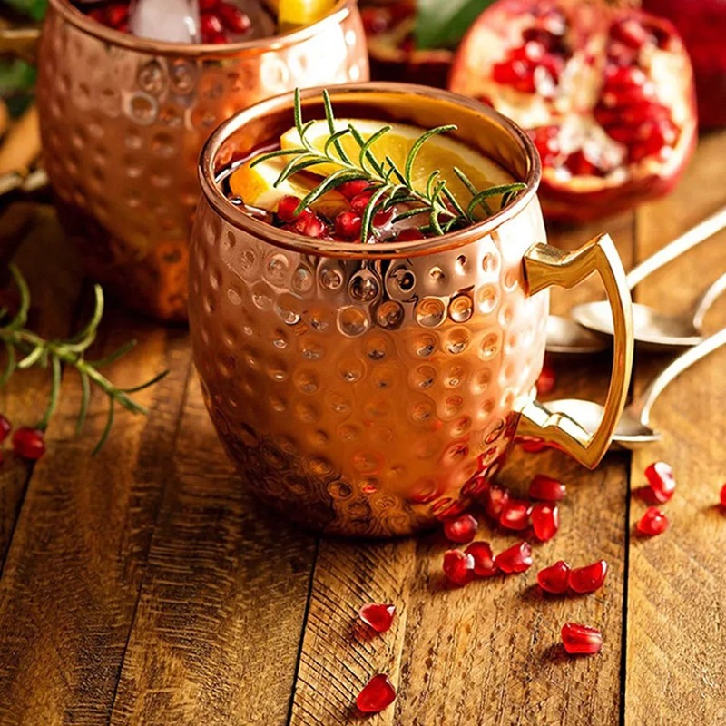 Набор из 1-6 кружек для коктей – обзор и цена Mule Copper Mug