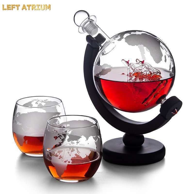 Стеклянный графин в форме шара – обзор и цена Decanter Globe Set