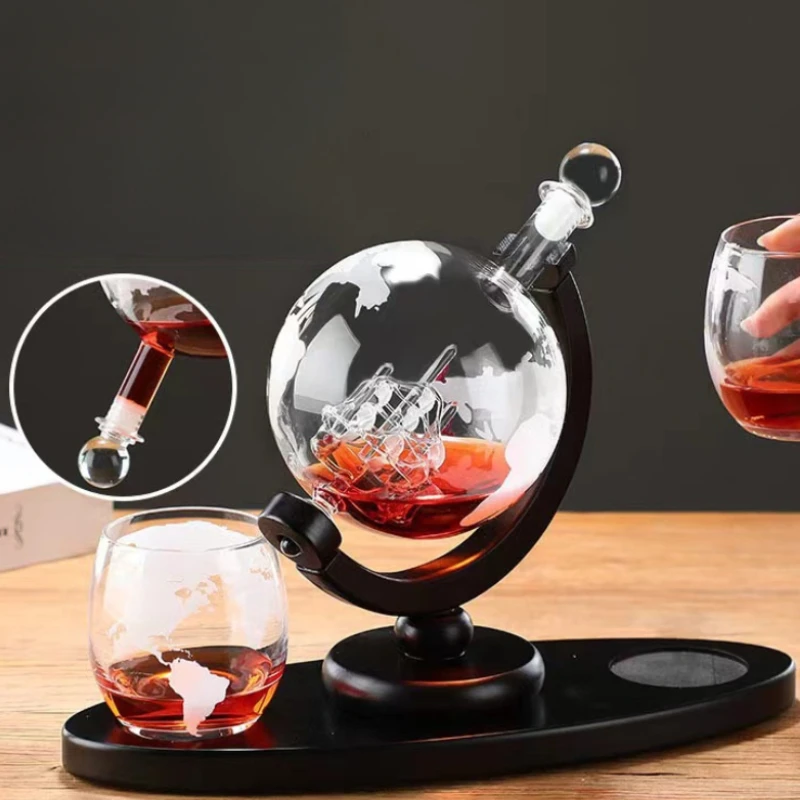 Графин для виски в форме глобу – обзор и цена Decanter Globe Set
