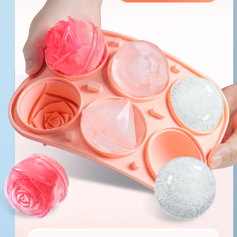 3D розовые бриллианты, круглые – обзор и цена Ice Mold Sphere