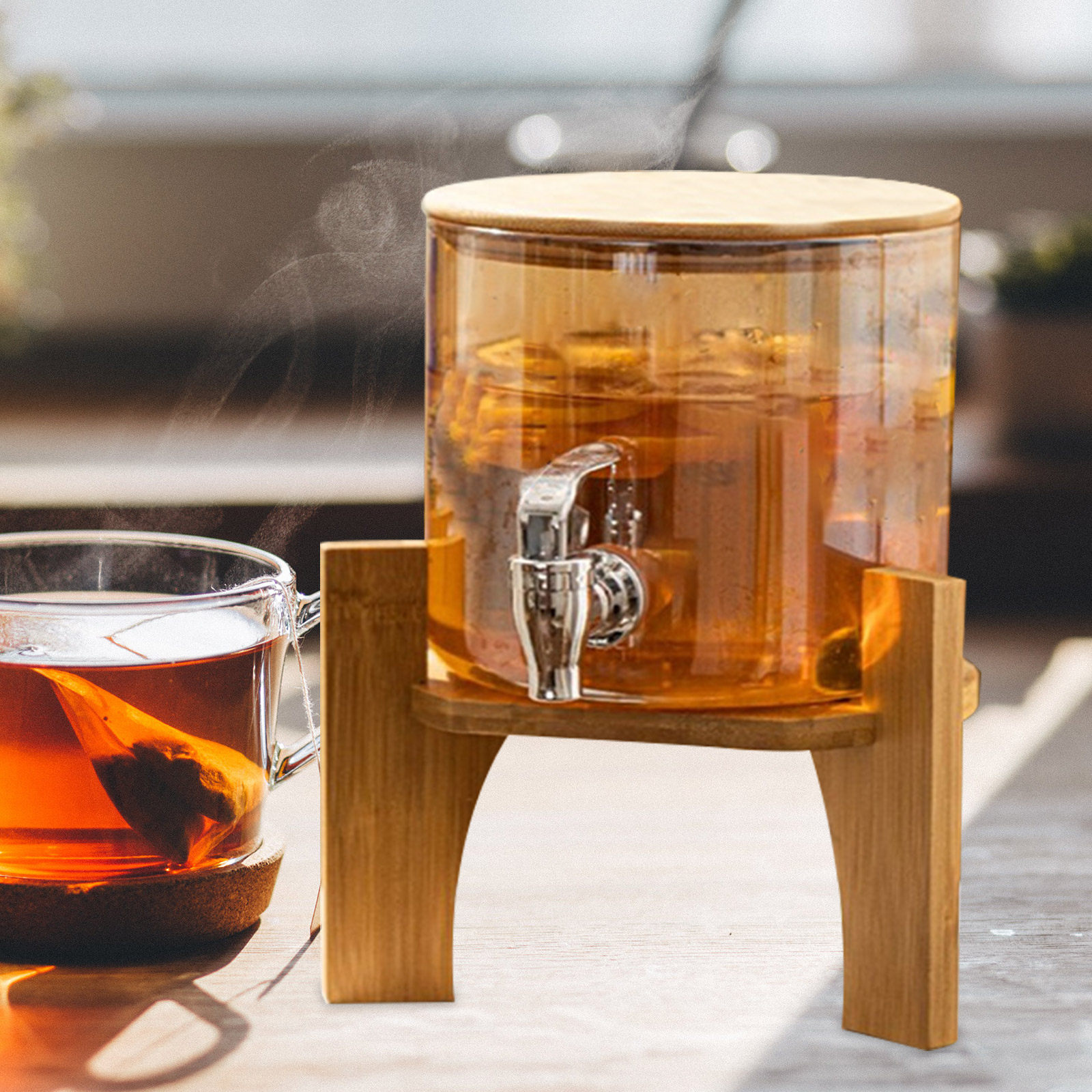 Стильная деревянная подставка  – обзор и цена Home Bar Shelf