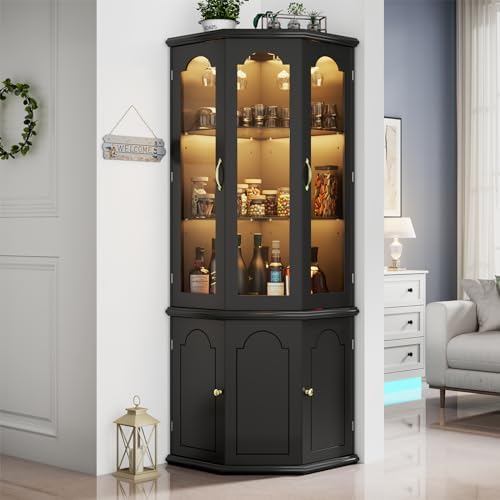 Угловой барный шкаф с LED-подс – обзор и цена Home Bar Shelf