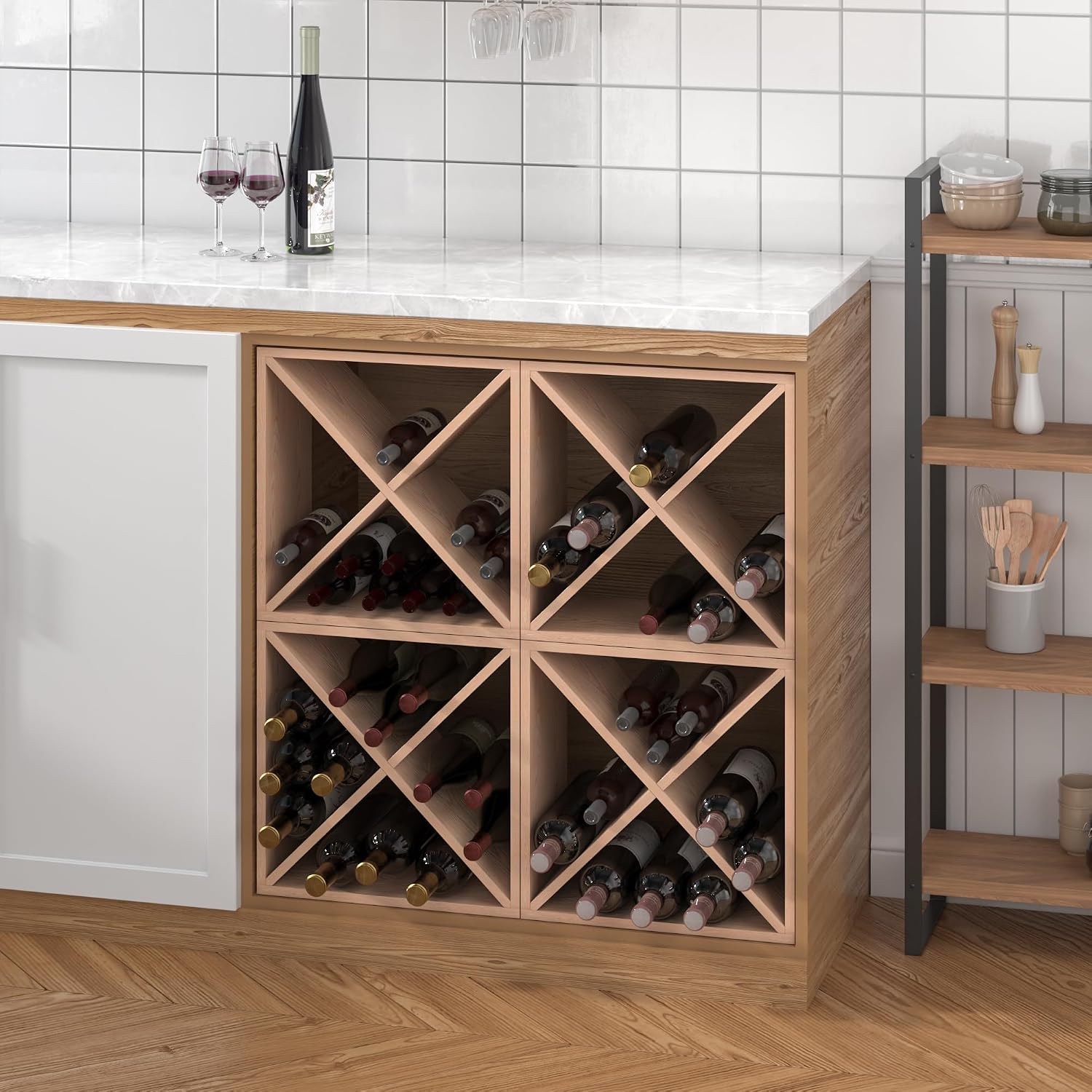 Винная полка на 96 бутылок, на – обзор и цена Home Bar Shelf