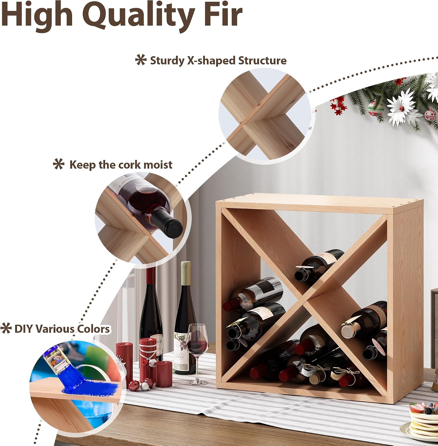 Винная полка на 96 бутылок, на – обзор и цена Home Bar Shelf