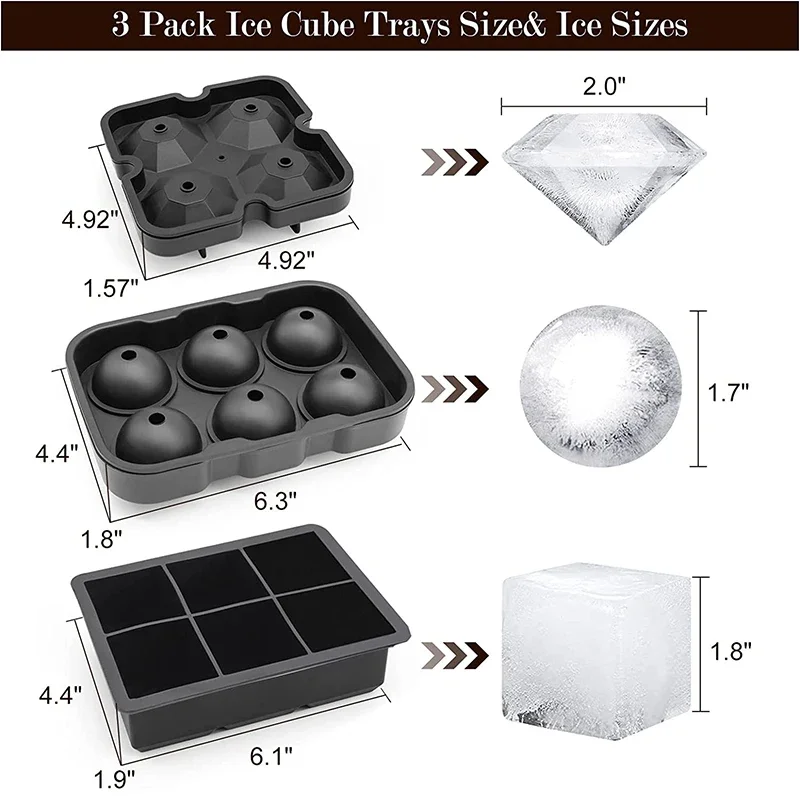 Большие лотки для кубиков льда – обзор и цена Ice Mold Sphere