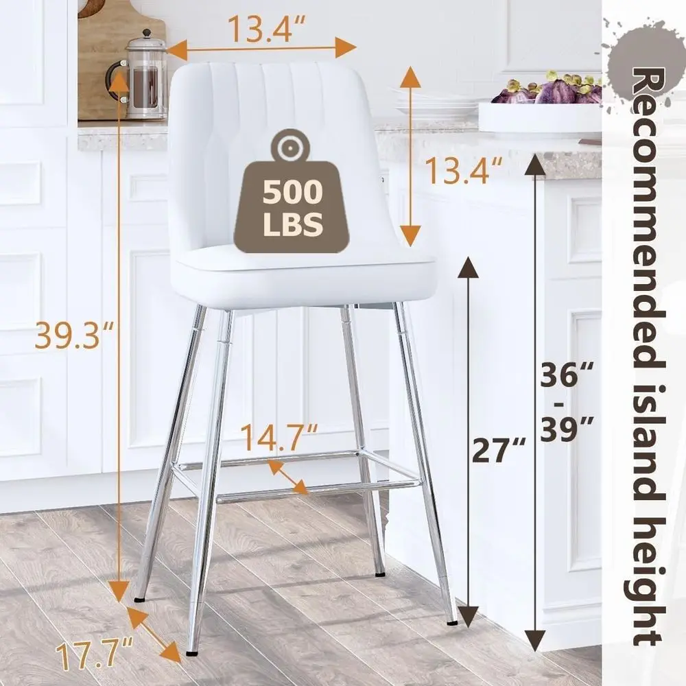 Комплект из 2 белых барных сту – обзор и цена Home Bar And Counter